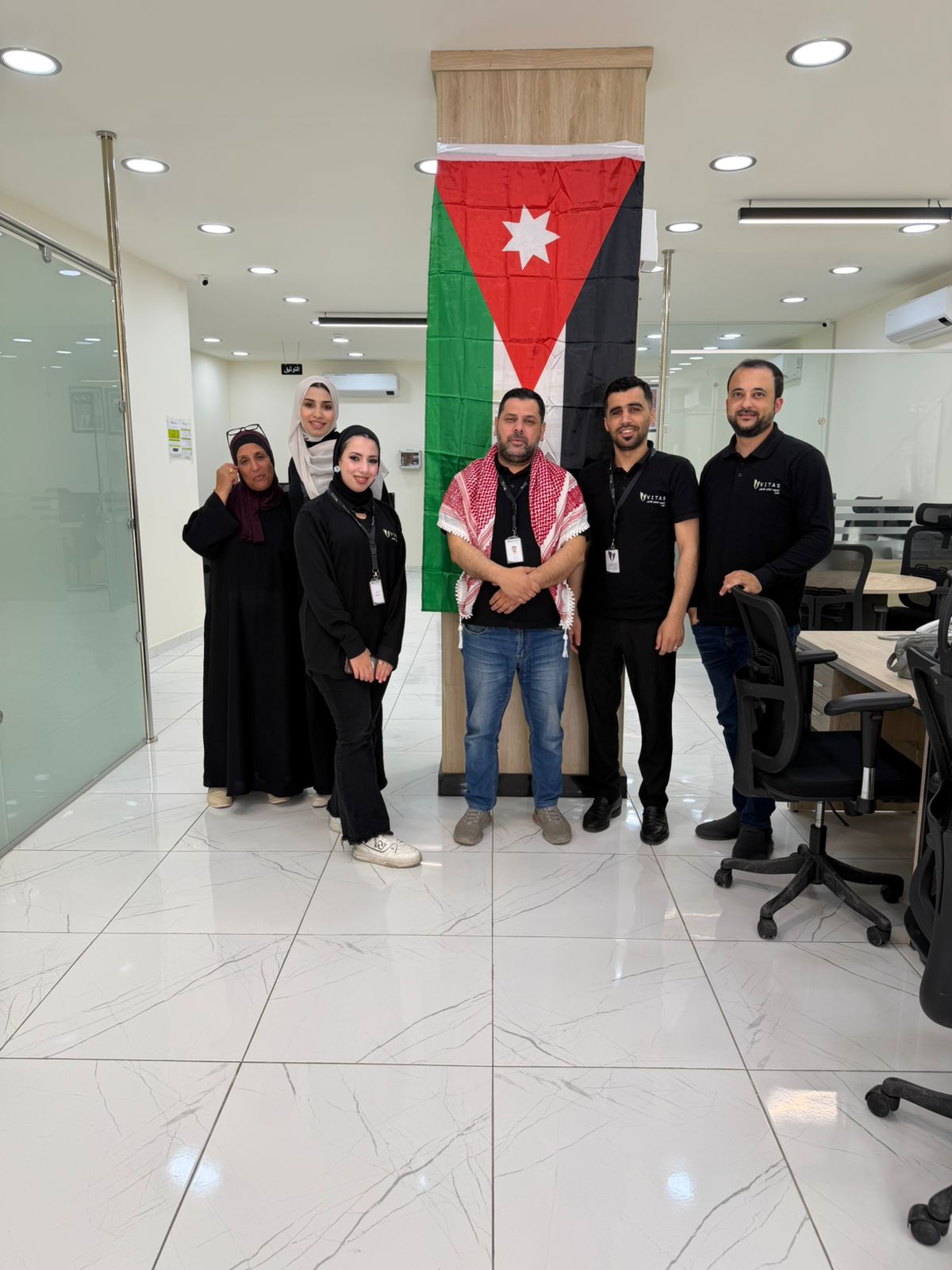 احتفالات فروع فيتاس الأردن بيوم العلم